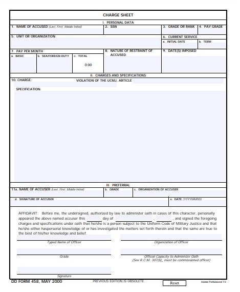 Charge Sheet Template 14 Printable Word Excel PDF Formats 