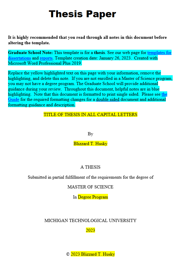 thesis paper download